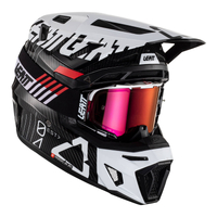 Leatt Helmet/Goggle Combo Kit Moto 9.5 Carbon White V23