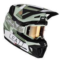 Leatt Helmet/Goggle Combo Kit Moto 7.5 V23 Cactus *** CLEARANCE ***