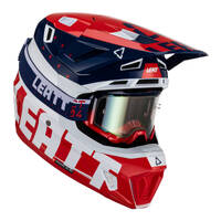 Leatt Helmet/Goggle Combo Kit Moto 7.5 V23 Royal *** CLEARANCE ***