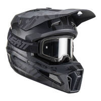 Leatt 23 Helmet/Goggle Combo Kit Moto 3.5 V23 Stealth *** CLEARANCE ***