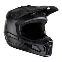 Leatt 23 Helmet Moto 3.5 Youth V23 Stealth *** CLEARANCE ***