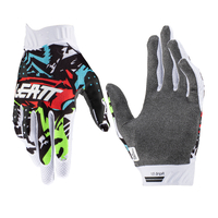 Leatt 23 Gloves Moto 1.5 Youth Zebra *** CLEARANCE ***