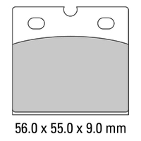 Ferodo Rear Brake Pads for Laverda RGS 1000 Corsa 1984-1986 (EF)