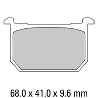 Ferodo Front Brake Pads for Kawasaki Z1000 1981-1984 (P0)