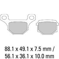 Ferodo Rear Brake Pads for Aprilia RS4 125 2012 (P0)