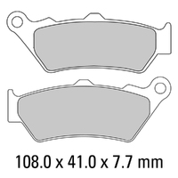 Ferodo Rear Brake Pads for Triumph 1200 Scrambler XE 2019-2021 (EF)