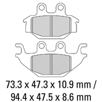 Ferodo Front Brake Pads for Kymco MXU 500 IRS 2011-2016 (SG)