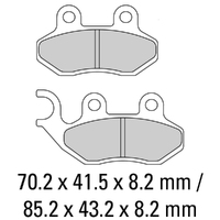 Ferodo Rear Brake Pads for SYM CityCom 300i 2017-2010 (EF)