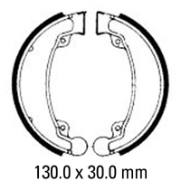 Ferodo Brake Shoes 02-0706-00