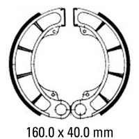 Ferodo Brake Shoes 02-0711-00