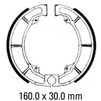 Ferodo Rear Brake Shoes for Kawasaki Z440 1979-1984