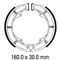 Ferodo Brake Shoes 02-0725-00