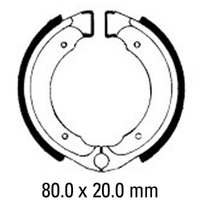 Ferodo Brake Shoes 02-0727-00