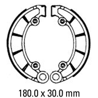 Ferodo Brake Shoes 02-0741-00