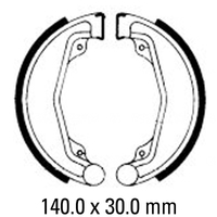 Ferodo Rear Brake Shoes for Honda XL500S 1981