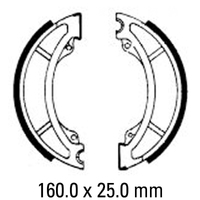 Ferodo Front Brake Shoes for Yamaha YFU1 ProHauler 1989-1991