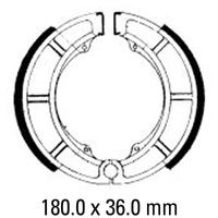 Ferodo Rear Brake Shoes for Suzuki Boulevard M50/VZ800 2005-2015