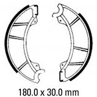 Ferodo Front Brake Shoes for Kawasaki Z250 1981