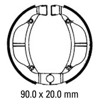 Ferodo Front Brake Shoes for Kawasaki KLX110 2002-2009