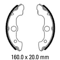 Ferodo Front Brake Shoes for Honda TRX500FA 2001-2004