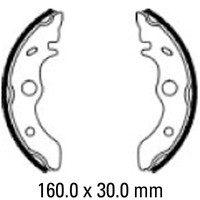 Ferodo Brake Shoes 02-0932-00