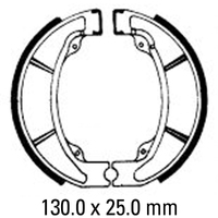 Ferodo Rear Brake Shoes for Honda CBF250 2006-2009