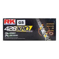 RK Chain for Yamaha XT250 (250cc) 2014 > 2017-2021 428 KRO 136L Gold