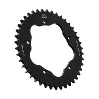 JT Alloy Racelite Black 43T Rear Sprocket for Ducati 998 Panigale V4 R 2023