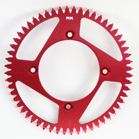 RK Alloy Racing Red 56T Rear Sprocket for Honda CR80R 1986-2002