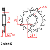 RK Front Sprocket 15T 31-042-15