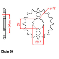 RK Front Sprocket 18T 31-106-18