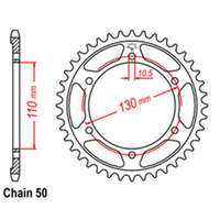 RK 45T Rear Sprocket for Yamaha XJR1300 2004-2006