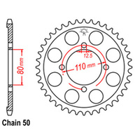 RK 48T Rear Sprocket for Honda CB750 1970-1977