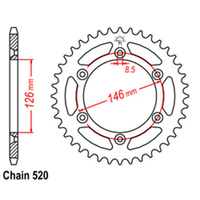 RK 39T Rear Sprocket for Suzuki RM250 1987-1999