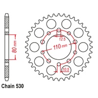 RK 40T Rear Sprocket for Honda CB1000F 1995-1997