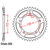 RK 47T Rear Sprocket for Honda CBR650R 2019-2021