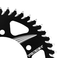 Vortex Alloy Black 43T Rear Sprocket for Kawasaki Ninja 400/EX400G 2018-2024