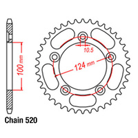 RK 44T Rear Sprocket for Ducati 797 Monster 2017-2019