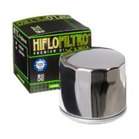 Hiflo Chrome Oil Filter for Harley 1340 Wide Glide 80/FXWG 1980-1986