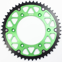 States MX Fusion Green 48T Rear Sprocket for Kawasaki KX250F 2004-2017