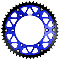 States MX Fusion Blue 50T Rear Sprocket for Yamaha WR250R 2010