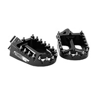 SMX Black Alloy Forged Footpegs for Honda CRF450R 2020-2024