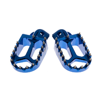 SMX Blue Alloy Forged Footpegs for Husaberg FE450E 2005-2009