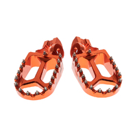 SMX Orange Alloy Forged Footpegs for KTM 250 SX 2016