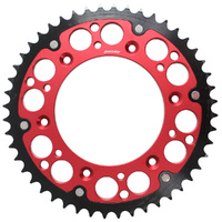 States MX Fusion Red 49T Rear Sprocket for Honda CRF450L 2019-2020