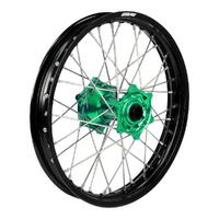 States MX Black/Green Rear Wheel for Kawasaki KX250X/KX252D 2022 (19x2.15)