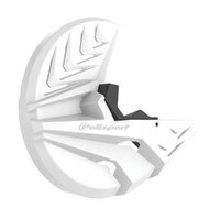 Polisport White Front Disc/Fork Protector for Honda CRF250R 2010-2014