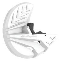 Polisport White Front Disc/Fork Protector for Beta RR350 4T 2013-2018