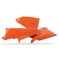 Polisport Orange Radiator Shrouds for KTM 300 EXC 2004-2007