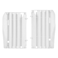 Polisport White Radiator Louvers for Honda CRF250R 2010-2013